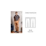 Handmade Erkek Chino Pantolon Dikiş Kalıbı ve Dikim Talimatı, 28-42