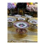 Handmade ESTERHOMEDECOR 6’lı el boyama porselen kahve yanı lokumluk