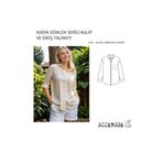 Handmade Kadın Gömlek Dikim Kalıbı ve Dikim Talimatı, XXS-4XL BEDEN ARALIĞINDA