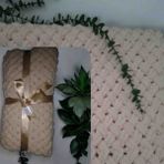 Handmade Puff Bebek Battaniyesi - Bej
