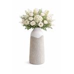 Handmade Seramik Dekoratif Vazo 42 cm – Korolova Modern Minimal Tasarım, Büyük Boy Çiçeklik, Salon & Ofis Dekorasyonu, El Yapımı Şık Vazo 18 cm Genişlik