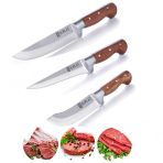 Handmade Sürmene Kasap Kurban Serisi Bıçak Seti Et Sebze Yüzme Sıyırma Bıçak Mutfak Bıçağı 3'lü