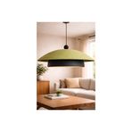 Handmade Wabi Sabi Karbon Beton Avize, Pistachio