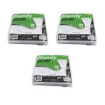 Handy Büyük Boy 100 Adetlik 3 Paket HDPE İş Temizlik Tek Kullanımlık Şeffaf Eldiven