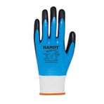 Handy H1701 Nitril Kaplama Mavi Siyah No:10 İş Eldiveni