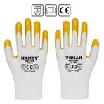 Handy Hn-15 Nitril Kaplama İş Eldiveni Sanayi İnşaat Usta Eldiven 10/XL (1 ÇİFT)