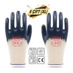 Handy HN-37 Nitril Kaplama 6 Çift Usta Eldiveni Koruyucu Eldiven