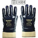 Handy Hn-72 Nitril Kaplı Petrolcü Iş Eldiveni Inşaat Sanayi Eldiven Xl 1 Çift - Mavi