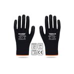 Handy Hn-99 Nitril Kaplama Sanayi Usta Koruyucu Işçi Güvenlik Güvenliği Eldiveni Siyah No: 10/xl (1 ÇİFT)