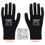 Handy HN-99 Nitril Kaplama Siyah No: 10/XL Sanayi Usta Eldiveni Koruyucu Eldiven