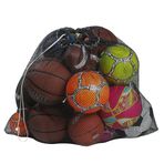 Handy Laundry Mesh ekipmanı çanta – 81,3 X 91,4 cm ve 61 x 91,4 cm – Ayarlanabilir, kaymaz ipli closure. Perfect Mesh çanta Eltern veya Coach,, kolay taşınır machen ve sportif Gear organize için. 24"x36" Siyah