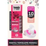 HandyTowel Makyaj Temizleme & Cilt Bakım Kapsülü 10 X 4,5 ml ( Likit, %100 Selüloz Mendil)