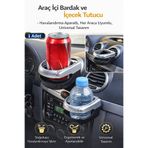 Hane Dostu Araç İçi Havalandırma Bardak ve İçecek Tutucu – Ayarlanabilir Universal Oto Bardaklık (ABS Plastik)