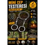 Hane Dostu Karavanda Kampda Taşınabilir Mini Cep Testeresi Dişli Çelik Tel Testere Outdoor Kesici