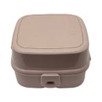Hane216 2 Katlı 4 Bölmeli Mavi Premium Kiddy Lunch Box - Premium 3 1 Beslenme Çantası - Yemek Saklama Kabı - Pudra