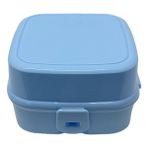 Hane216 2 Katlı 4 Bölmeli Mavi Premium Kiddy Lunch Box - Premium 3 1 Beslenme Çantası - Yemek Saklama Kabı