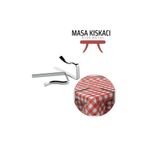 Hanedanev 12 Adet Masa Örtüsü Kıskacı Paslanmaz Çelik Masa Örtüsü Mandalı Metal Kıskaç