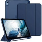 Hanedanev Apple iPad Pro 3. 4. 5. 6. Nesil 12.9 Inç Tablet Kılıf Cover Kalem Bölmeli Uyku Modlu - Lacivert