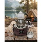 Hanedanev Osmanlı Ocağı Dekoratif Servis Ocağı Metal Çaydanlık ve Cezve Isıtıcı, Outdoor ve Ev Kullanımı Için