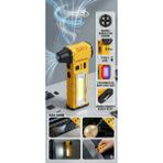 Hanedanev Şarjlı Mini Jet Turbo Fan Araç Kurutucu LED Işık Çakar Ikaz Devir Ayarlı Mangal Üfleme Klavye Temizl