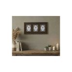 HANEM 3'lü 10x15 cm Fotoğraf Çerçevesi & Ahşap MDF 3'lü Kolaj