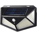 Hangast 100 Ledli Solar Güneş Enerjili Hareket Sensörlü Bahçe Garaj Ev Aydınlatma Lambası - Siyah