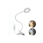 HANGAST 3 Renkli Led Çalışma Okuma Işığı Akrobat Kademeli Masa Lambası Ayarlanabilir Renk Ve Parlaklık