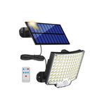HANGAST Güneş Enerjili Solar Hareket Sensörlü Dış Mekan Aydınlatma 106 Ledli Bahçe Balkon Aydınlatma