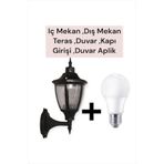 HANGAST Iç Mekan Dış Mekan Teras Duvar Kapı Girişi Duvar Aplik Siyah