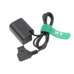 HangTon Connect D-tap DMW-DCC12 DC-Koppler DMW-BLF19E Dummy Akü Güç Kaynağı Panasonic Lumix DSLR GH3 GH4 GH5 Kamera için (düz)