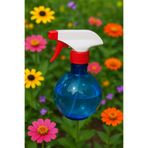 HANK TİCARET 1 Adet Boş Sprey Şişesi Fıskiye Püskürtme Çok Amaçlı Sprey Şişesi Mavi 330 ml