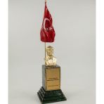 Hanlar Home ATATÜRK BAYRAKLI BÜST HEYKEL