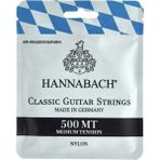 Hannabach Klasik Gitar Takım Tel 500MT Orta Gerilim Almanya Menşeli Yüksek Hassasiyetli Nylon