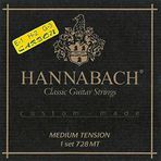 Hannabach Klasik Gitar Telleri Seri 728 Low Tension Custom Made Set 3'lü Diskant Karbon