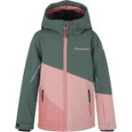 Hannah Kigali Jr Kız Çocuk Mont Su Geçirmez Polyester Kış Sporları İçin Gri - Pembe - 110 - 116 cm