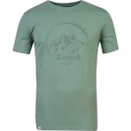 Hannah Ravi Baskılı Erkek T-Shirt Oil Green Oil Green - Xxxl - 3XL - Petrol Yeşili