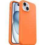 HANPORIUM Apple iPhone 14 Plus Uyumlu Silikon Kılıf - Pastel Renk Tonu Esnek Tam Koruma Kapak - Turuncu