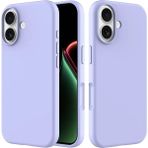 HANPORIUM Apple iPhone 17 Uyumlu Silikon Kılıf - Pastel Renk Tonu Esnek Tam Koruma Kapak - Lila