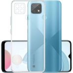 HANPORIUM Realme C21 Uyumlu Şeffaf Silikon Kılıf - Kamera Korumalı Esnek Tam Koruma Kapak