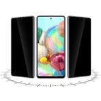 HANPORIUM Samsung Galaxy S24 Plus 5G Hayalet Ekran Koruyucu 9D Kırılmaz Cam - Extra Darbe Koruma-Ekranı Tam Kaplar - Şeffaf - Siyah