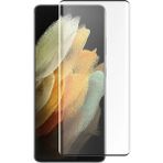 HANPORIUM Samsung Galaxy S24 Ultra Uyumlu Kavisli Ekran Koruyucu Nano Polimer Film Extra Darbe Koruma Ekranı Tam Kaplar - Şeffaf - Siyah