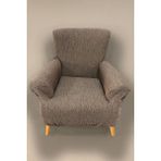 Hansarayhome Jakarli Tekli Koltuk Örtüsü Berjer Koltuk Kılıfı - 50 x 75 cm - Kahverengi
