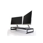 Hansdo Dual Monitör Standı – Ikili Monitör Standı – Monitör Yükseltici – Metal – Siyah – SMS4BL