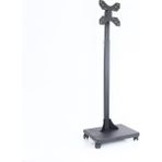 Hansdo Yükseklik Ayarlı TV Standı – Tekerli TV Askısı – Hareketli TV Standı – 22″ – 43″ TV İle Uyumlu – Metal – Siyah – STVS3