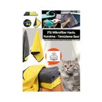 Hansel 3'lü 60*30 Mikrofiber Havlu Araba Oto Cam Kapı Bezi Hayvan Kurutma Bezi