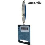 Hansen Pilgrim 7.8cm 14GR Silver/blue Lüfer-Levrek Kaşık - Silver-Blue