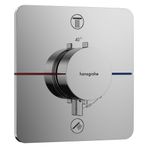 Hansgrohe 15583000 Shower Select Comfort Q Ankastre 2 Çıkış Termostat