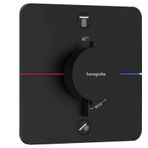 Hansgrohe 15583670 Shower Select Comfort Q Ankastre 2 Çıkış Satin Siyah Termostat