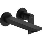 Hansgrohe 72568670 Rebris E Tek Kollu Satin Siyah Ankastre Lavabo Bataryası