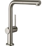 Hansgrohe 72809800 Talis Mat Krom Paslanmaz Çelik Mutfak Bataryası